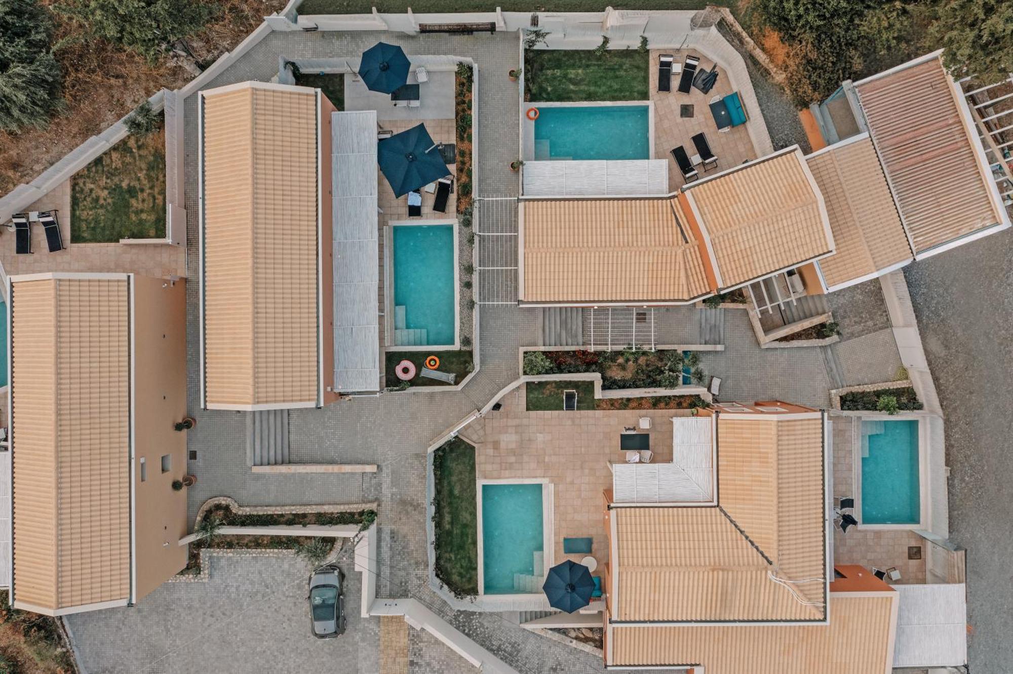Tessera Villas & Studios Collection Gouvia Bagian luar foto