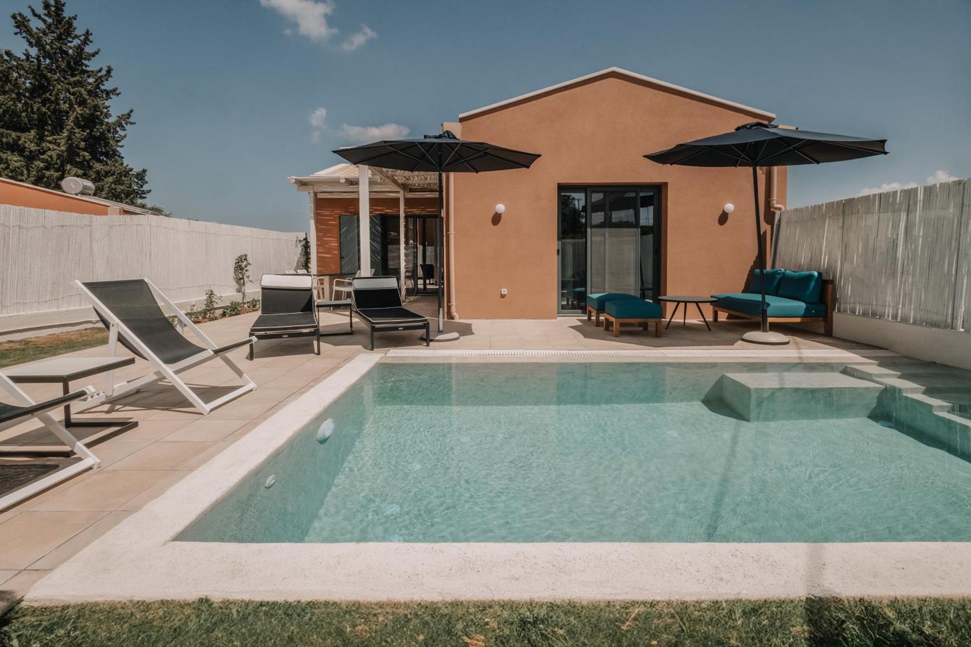 Tessera Villas & Studios Collection Gouvia Bagian luar foto